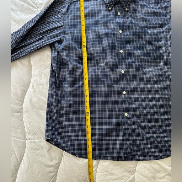 Eddie Bauer Blue and White Casual Button Down Shirt - Picture 5 of 9